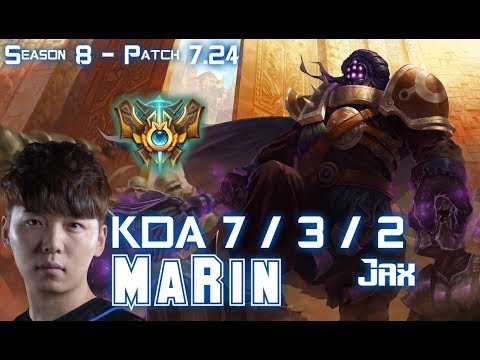 MaRin JAX vs YASUO Top - Patch 7.24 KR Ranked