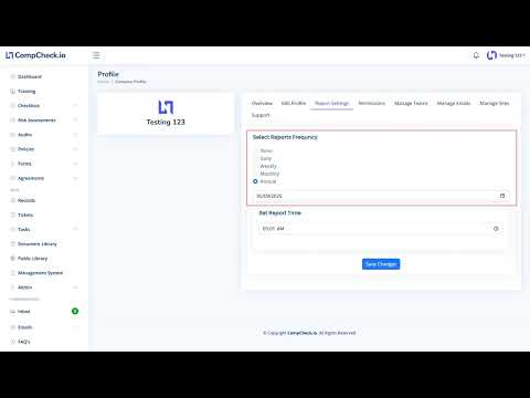 Set Up and Manage Your Organisation Profile