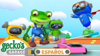 ¡El Superhéroe mecánico salva el dia! 🦸 | 🐸 Garaje de Gecko | Carros para niños