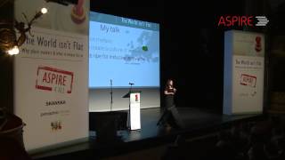 Getting comfortable with uncomfortable. Sharon Vosmek at ASPIRE Acting Local, Winning Global 2014 video