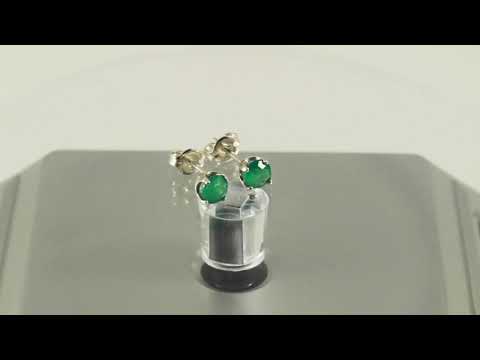 4mm Round SS Earrings