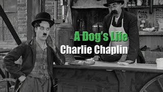 Charlie Chaplin and his brother Sydney in a scene 