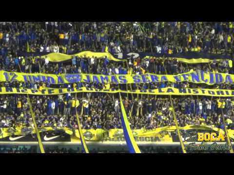 "Queremos la Copa   Esta hinchada loca / BOCA-DEP CALI 2016" Barra: La 12 &bull; Club: Boca Juniors