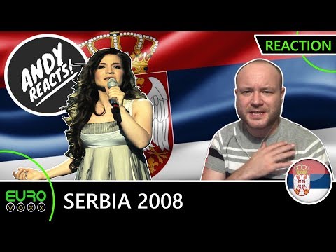 ANDY REACTS! Serbia Eurovision 2008 (Jelena Tomašević feat. Bora Dugic) REACTION!