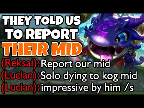 The enemy wanted us to report their mid... Because I solo killed him? | AP Kog'maw Mid | 13.7