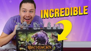 Can't Wait To Play!! Oathsworn: Into The Deepwood Unboxing 2nd edition 4k