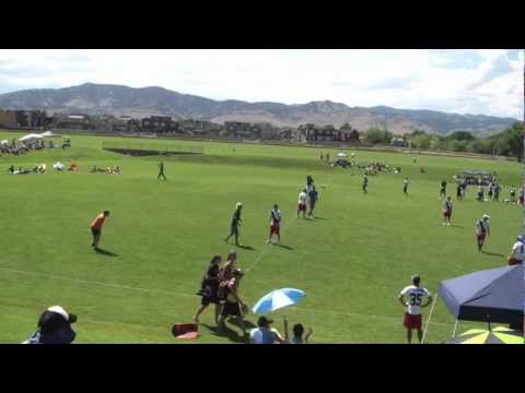 Crazy Ultimate Frisbee Play