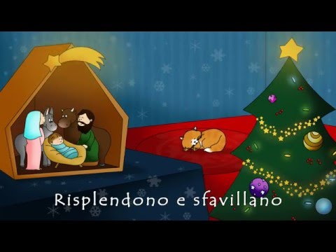 Canzoni di Natale -Oh Albero - Video con testo che scorre - VERSIONE DOLCISSIMA CANTATA DA BAMBINI