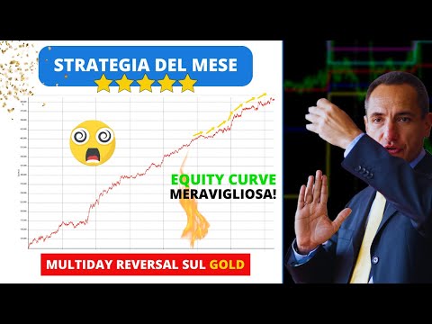 Strategia del mese (maggio): vince un Reversal Multiday sul Gold future con una fantastica Equity Curve!