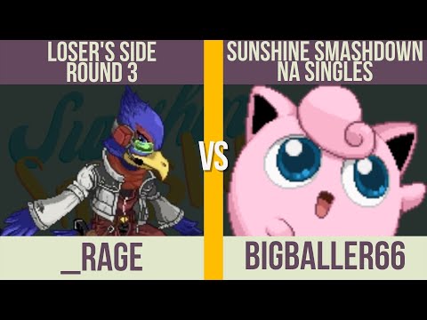 Sunshine Smashdown NA: SSF2 Loser's - _Rage (Falco) vs. bigballer66 (Puff)