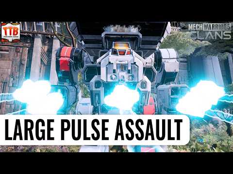 All the LARGE PULSE LASERS I could fit! - Warhawk - Mechwarrior 5 Clans