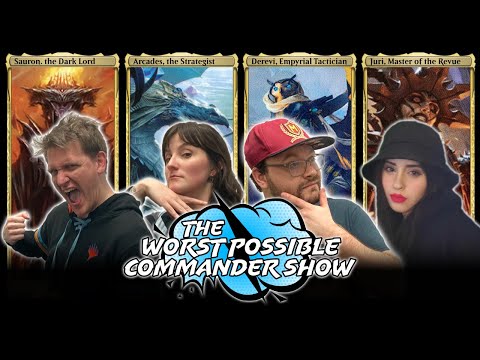 Ashlizzlle teaches Commander players about sacrifice I Sauron vs Derevi vs Juri vs Arcades WPCS #106