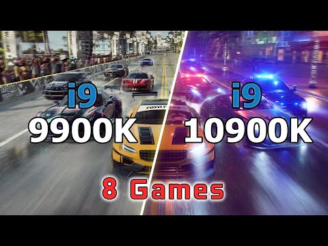 Intel i9-9900K vs i9-10900K // Test in 8 Games