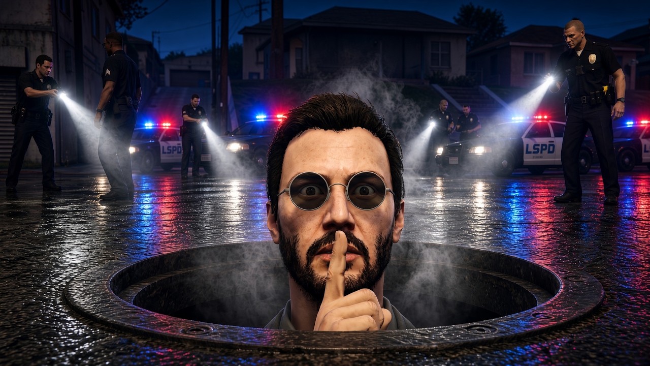 NADIE había ESCAPADO ASÍ de la POLICÍA en GTA 5😨