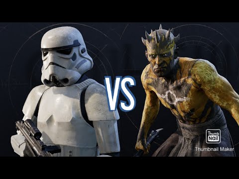 Star Wars Jedi Fallen Order | 5 Stormtroopers Vs 5 Nightbrother Archers #StarWarsJediFallenOrder