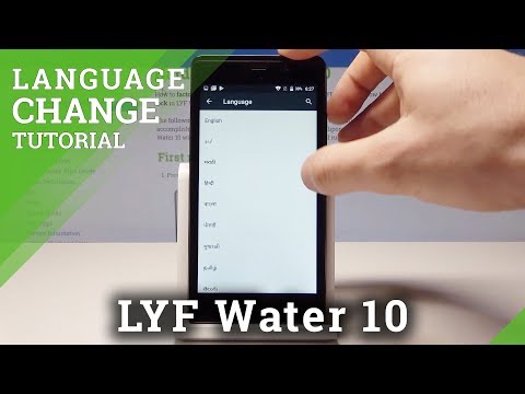 How to Change Language in LYF Water 10 - List of Language