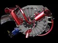 Rotary Piston Engine With Variable Cylinder Geometry