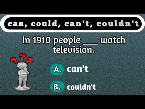 Can you score 15/15. Modal Verbs ( Can, Could, Can't, Couldn't ) grammar quiz #ladla_education,