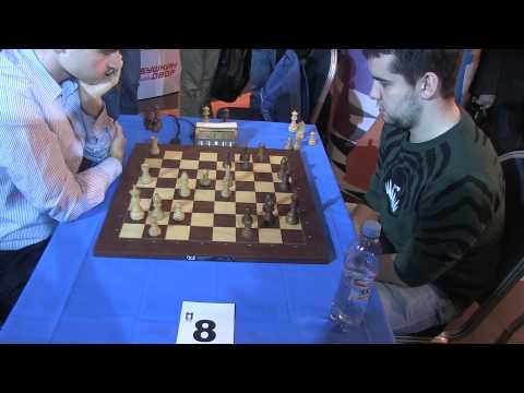 2015-09-06 Round 03 GM Inarkiev Ernesto - GM Nepomniachtchi Ian Moscow chess blitz
