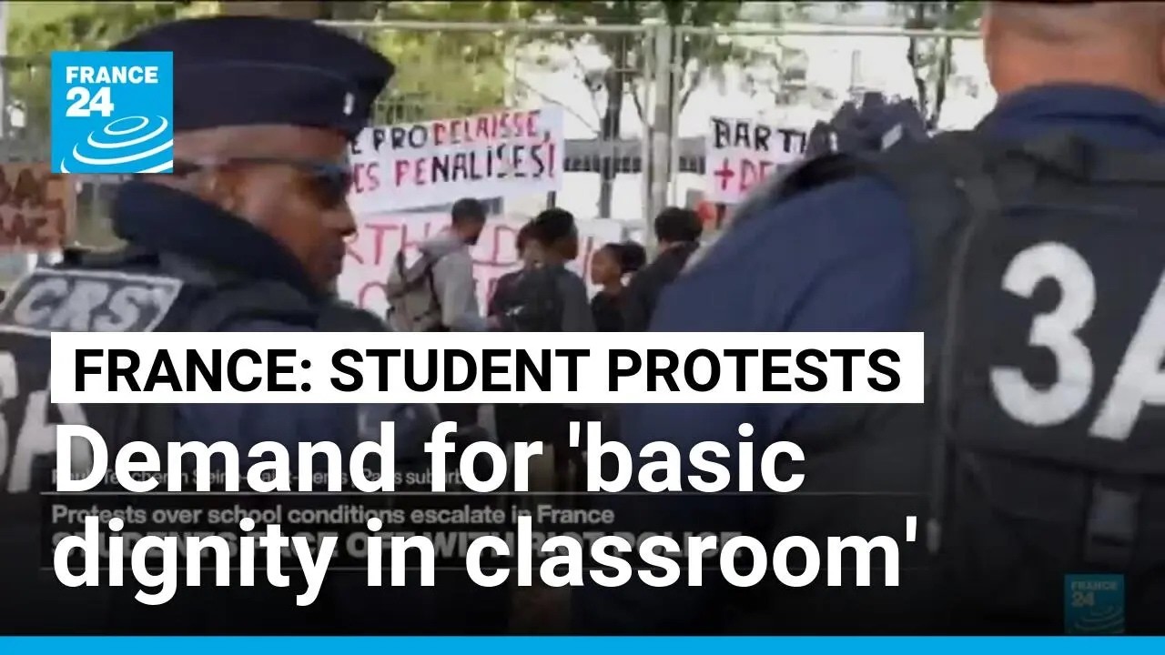 Video: Saint-Denis students and teachers protest overcrowded classes and dilapidated schools
