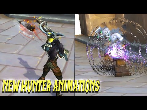 NEW HUNTER SPELL ANIMATIONS - WoW The War Within