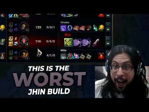 the worst jhin build i've ever seen