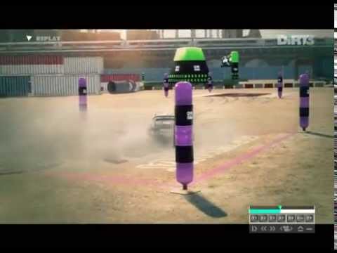 DIRT 3 - Gymkhana, Spin Tutorial " Platinum "