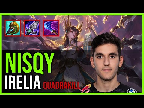 Nisqy - IRELIA vs. Nemesis - VIKTOR Mid | EUW Challenger | QUADRAKILL