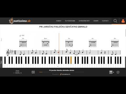 Pri jaročku fialočku dzivčatko zbiralo | Notissimo.sk