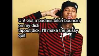 Tyga - Bouncin on my dick (official lyrics) HD