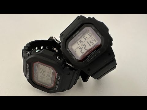 Casio Baby-G BGD-5650-1ER vs Casio G-Shock GW-M5610U-1ER