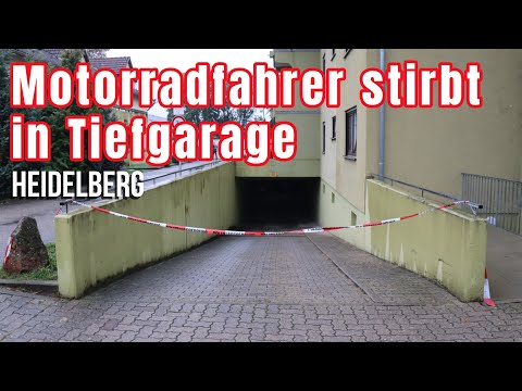Drama in Heidelberg – Motorcyclist dies in underground car park