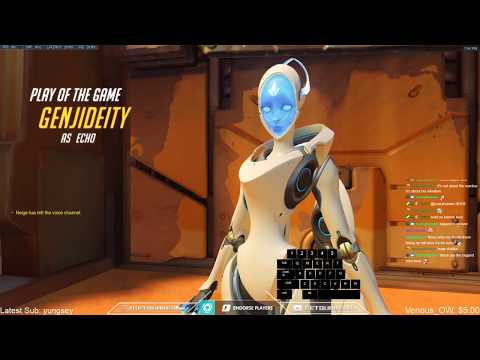 Overwatch GetQuakedOn Showing His Echo Gameplay Skills