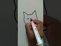 Easy And Cute Cat Drawing