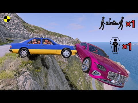 Realistic High-Speed Car Crashes in BeamNG.drive #114 | Ultra Detailed Crash Compilation