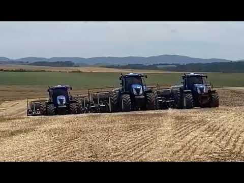 Plantando Soja no PR // Conjuntos New Holland T7.245 e PL6013