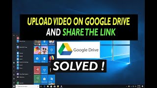 ✅ How to upload a video to google drive and share the link