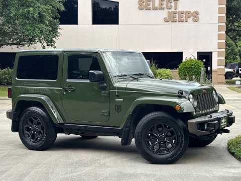 2016 Jeep Wrangler Sahara 75th Anniversary
