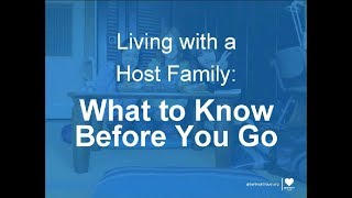 Living with a Host Family: What to Know Before You Go Webinar