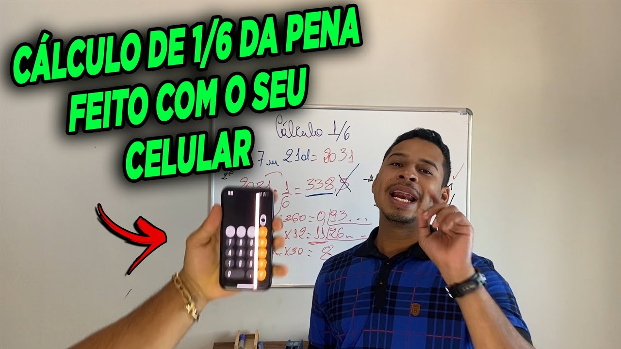 Como calcular 1/6 da pena - Direito Penal
