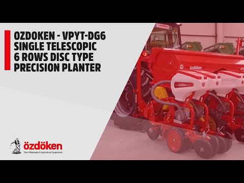 ÖZDÖKEN - 6řádkový pneumatický secí stroj na osivo - zaváděcí cena - ukázkové video