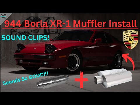 Porsche 944 Exhaust Upgrade | Adding Borla XR1 Muffler and Jones Resonator