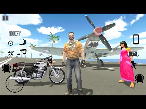 Indian Heavy Driver Airplane Helicopter Motorbike and JCB Open World Simulator - Android Gameplay.