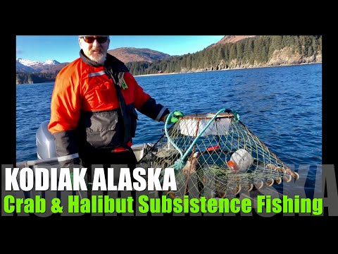 🐟Halibut & Crab Subsistence Fishing Kodiak Island Alaska! 🦀