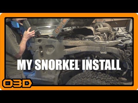 Rugged Ridge XHD Modular Snorkel Install on 2015 Jeep Wrangler