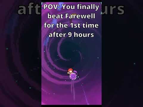 When you beat Farewell for the 1st time after 9h...   #celeste #farewell