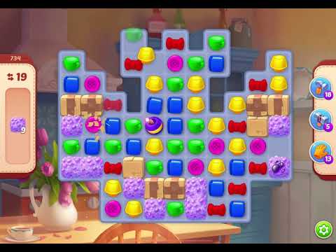 HomeScapes Level 734 no boosters