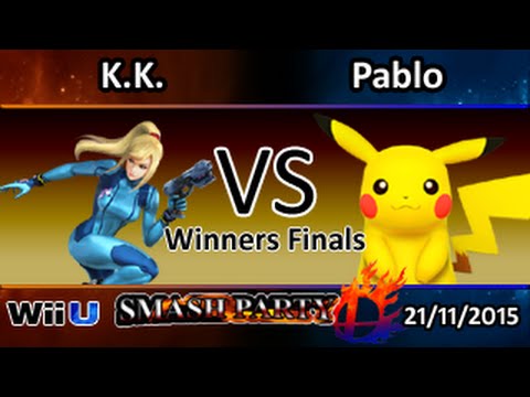 [Winners Finals Pt.2] K.K. (Zero Suit Samus, Yoshi) VS Pablo (Ryu, Pikachu) | Smash Party #2 Singles