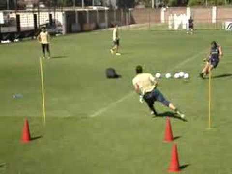 migliore arquero suplente de boca entrenando