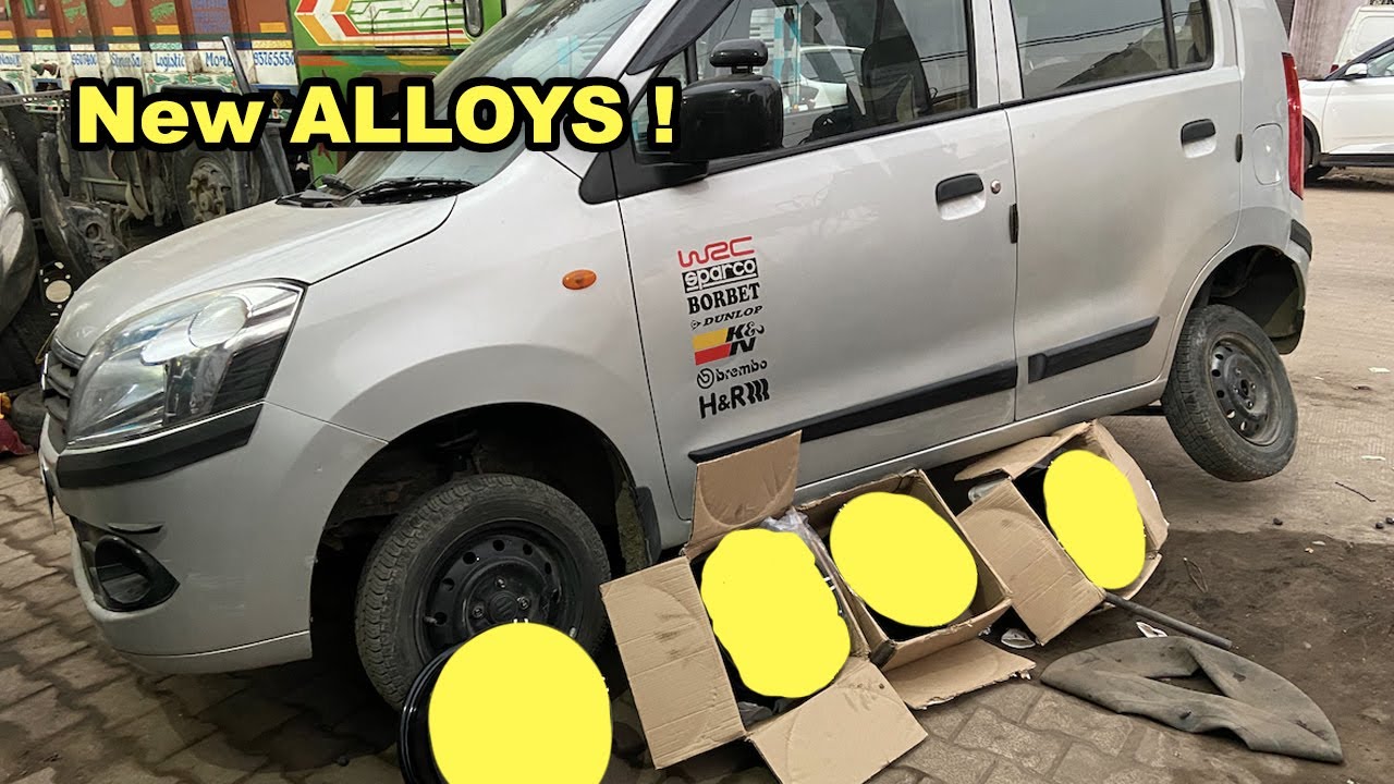 LEGAL ALLOY Wheels for WagonR 😍Must watch this before you upgrade to Alloy wheels